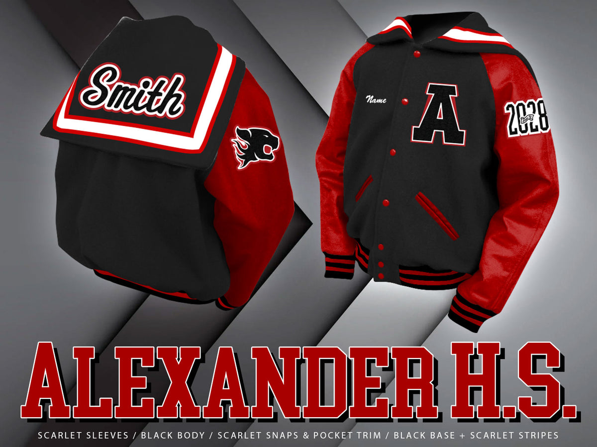 Alexander HS Letterman Jacket – ATL GRAD JACKETS