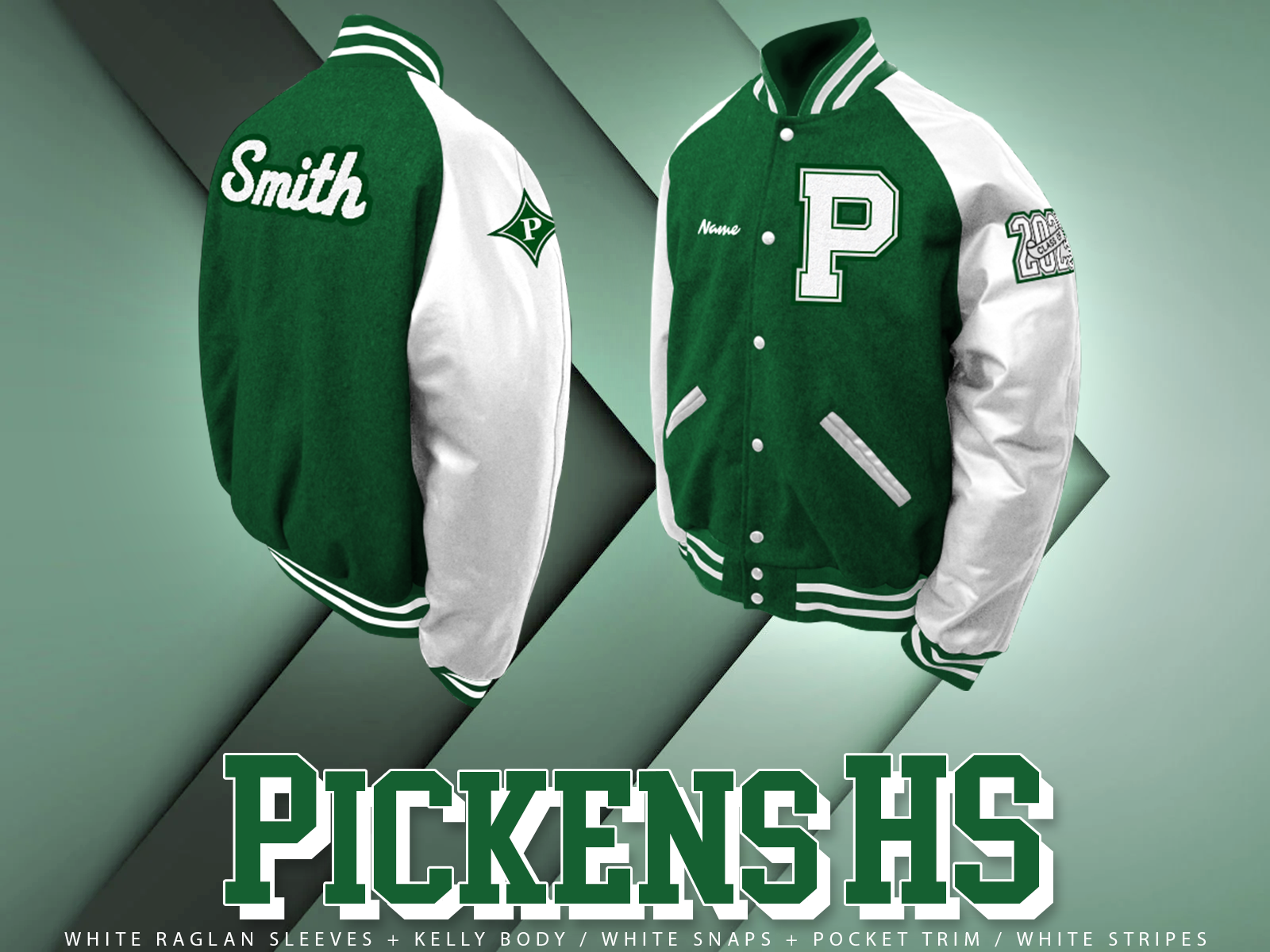 Pickens HS Letterman Jacket – ATL GRAD JACKETS