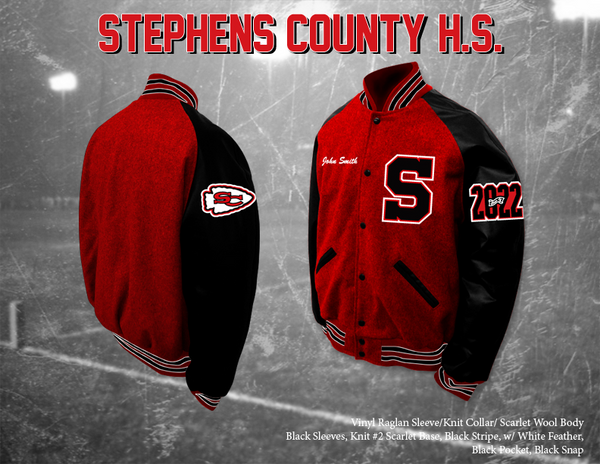 Stephens County HS Letterman Jacket