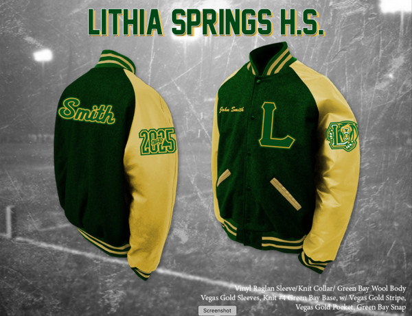 Lithia Springs HS Letterman Jacket