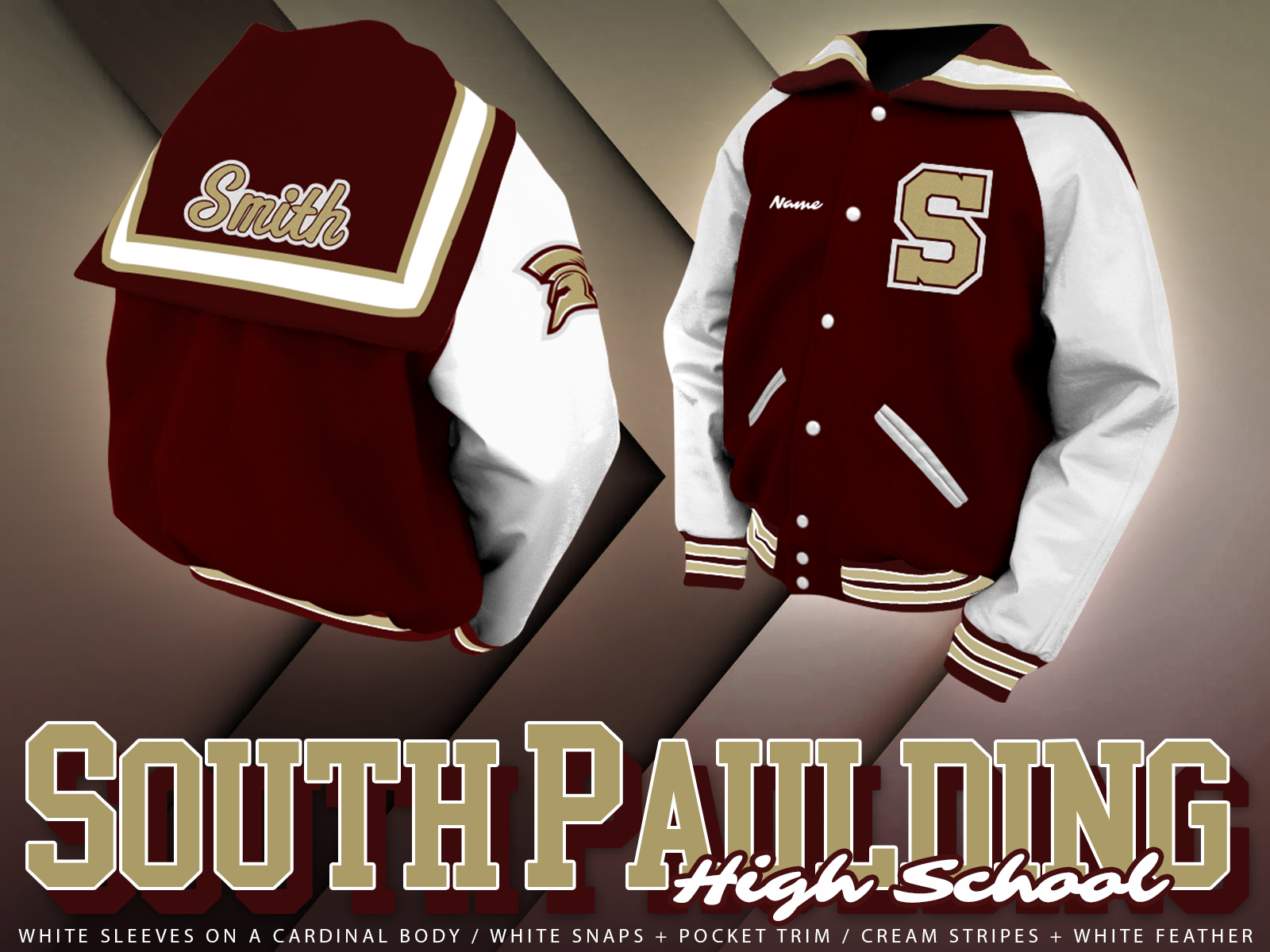 South Paulding HS Letterman Jacket – ATL GRAD JACKETS