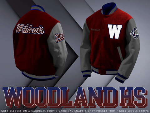 Woodland HS Letterman Jacket